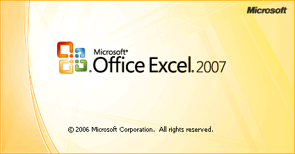 Excel 2007 Splash Page (2007)